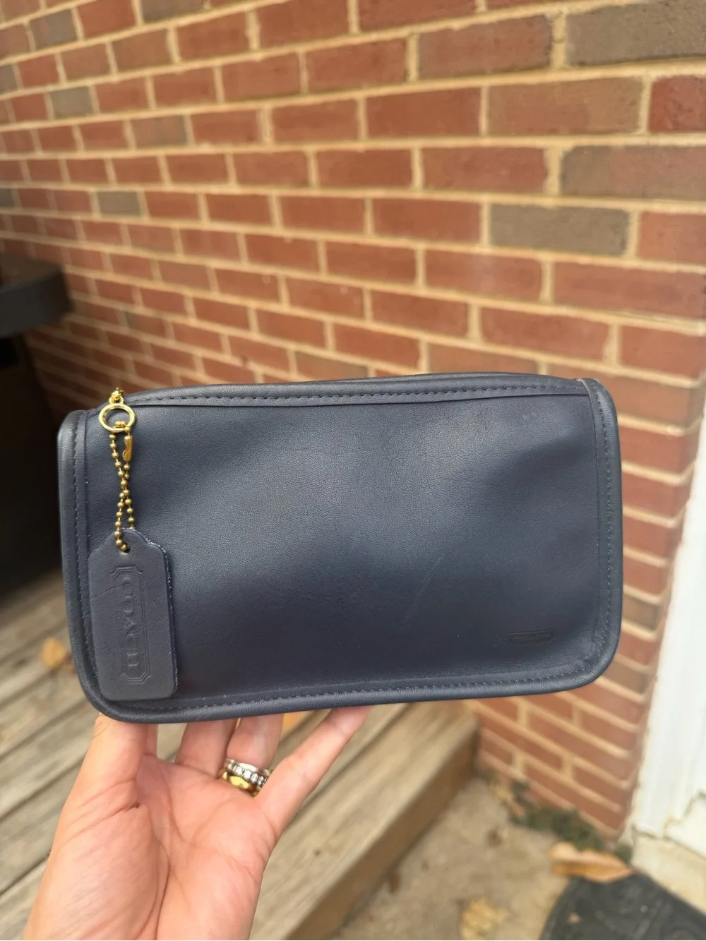 Vintage Coach Blue Chunky Case